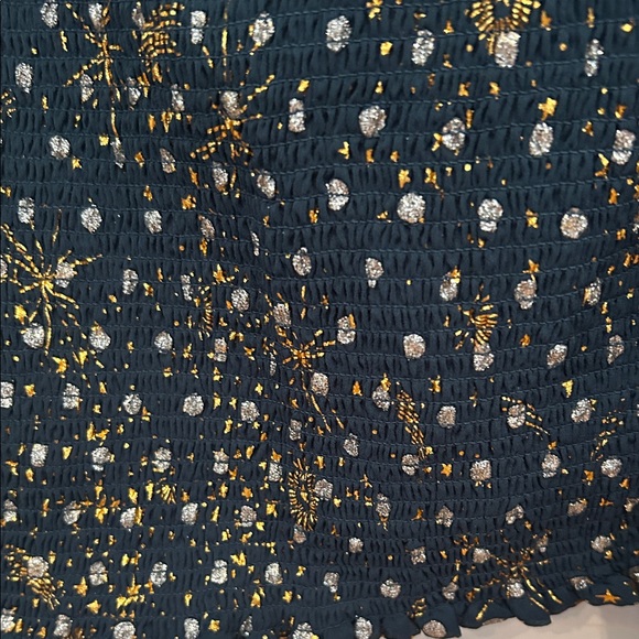 dark green and Gold Women's Top - Picture 4 of 7